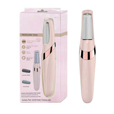 Manimate Electric Pedicure Tool Pink - Callus Remover Foot File
